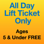 Picture of All Day Lift Ticket Only (5Yrs-)
