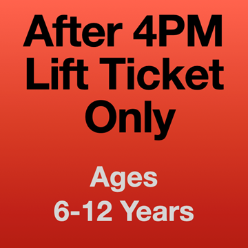 Picture of 4PM Lift Ticket Only (6-12 Yrs)